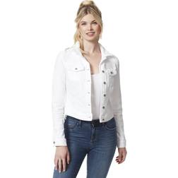 Jessica Simpson Women's Pixie Denim Jacket, White/White