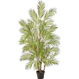 Nearly Natural Faux Trees Green Green Areca Palm Artificial Plant