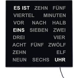 AMS 1235 digitale deutsch led-anzeige Wanduhr