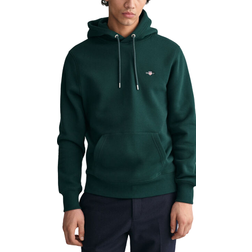 Gant Shield Hoodie - Tartan Green