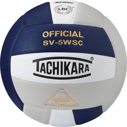 Tachikara SV-5WSC Indoor Volleyball, Navy/White/Silver