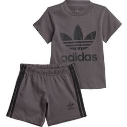 adidas Originals Boys Originals Short/T-Shirt Set Boys' Toddler Grey/Black 4T