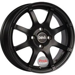DBV Dbv bali ii schwarz matt lackiert 5.5x15 et42 - lk4/100 ml60.1 felge alu