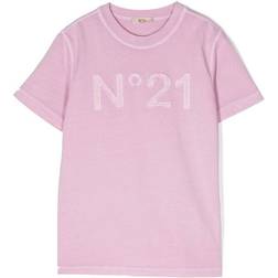 Kid's Logo Print SS T-shirt - Pink (N21582N0263)