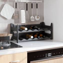 vidaXL For 12 Bottles PP Stackable Wine Rack