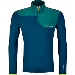 Ortovox Fleece Light Zip Neck Petrol blue