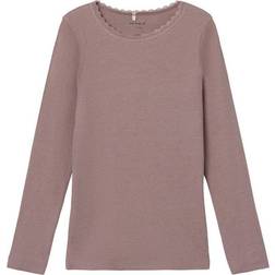 Name It Kab LS Slim Top - Deauville Mauve (13198423)