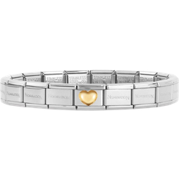 Nomination Classic Heart Starter Bracelet - Silver/Gold