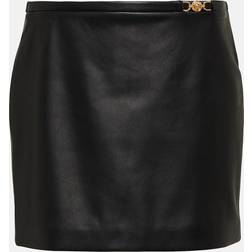 Versace Medusa '95 leather miniskirt black