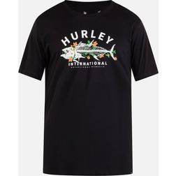 Hurley Everyday Fish Food Short-Sleeve Tee, Men's, Medium, Black