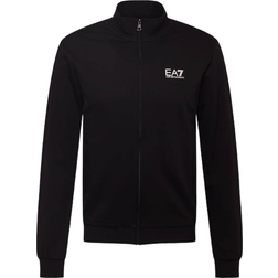 Emporio Armani Core Identity Cotton Zip-up Sweatshirt - Black