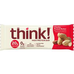 Think High Protein Bar Chunky Peanut Butter 60g 10