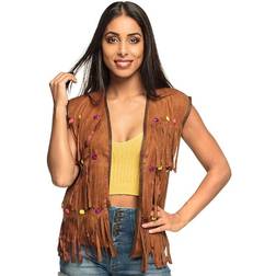 Boland Women's Hippie Vest Hippy Waistcoat