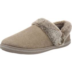 Skechers Women's Cozy Campfire-Fresh Toast Slipper, Dark Taupe