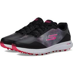 Skechers GO GOLF MAX Women's Golf Shoe, Black/Pink, Spikeless