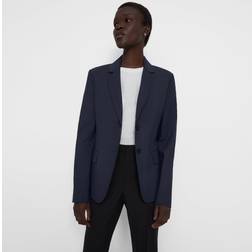 Theory Carissa Blazer in Good Wool NOCTURNE NAVY