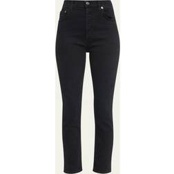 Agolde Nico High Rise Slim in Black. 23, 24, 25, 26, 28, 29, 30, 31, 32, 33, 34