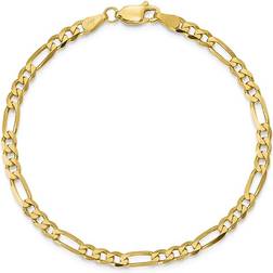 Bloomingdale's Flat Figaro Chain Bracelet - Gold