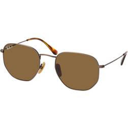 Ray-Ban Hexagonal Titanium Polarized RB8148 920757