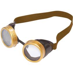 Forum Novelties Steampunk Goggles Brown