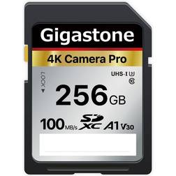 Gigastone 4K Camera Pro SDXC Class 10 UHS-I U3 V30 A1 100MB/s 256GB