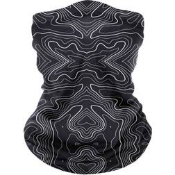 Aquarius Termin8 Snood Face Covering Unisex - Black Swirl