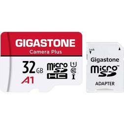 Gigastone Camera Plus MicroSDHC Class 10 UHS-I U1 A1 90/20MB/s 32GB +Adapter