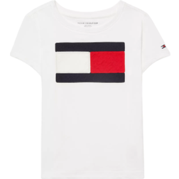 Tommy Hilfiger Kid's Flag T-shirt - Classic White