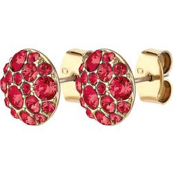 Dyrberg/Kern Blais Earrings - Gold/Red
