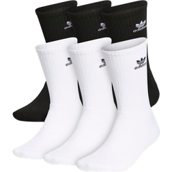 Adidas Trefoil Crew Socks 6-pack - Black/White