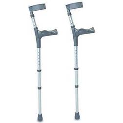 NRS Healthcare Coopers Adjustable Comfort Grip Crutches Regular