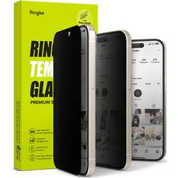 Ringke Privacy Glass Screen Protector for iPhone 15 Plus