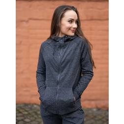 Athlecia Damen Kapuzensweatshirt CHESTINE W Melange Sweat Hoody 1011 Dark Grey Melange