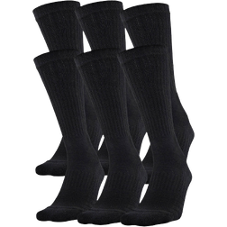 Under Armour Training Crew Socks 6-Pack Unisex - Black