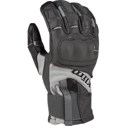 Klim Adventure GTX Short Motorcycle Gloves - Dark Grey/Black