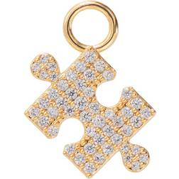 Emilia Lilja Charm - Gold/Transparent