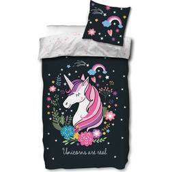 Licens Luminous Bedding with Unicorn 140x200cm