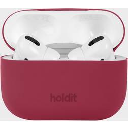 Holdit Silicone Case AirPods Pro 1&2 Hörlurarsfodral Red Velvet