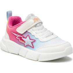 Geox Aril Girl White/multicolor Blå