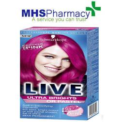 Schwarzkopf live ultra brights or pastel- shocking pink 93