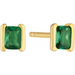 Sif Jakobs Roccanova Piccolo Earrings - Gold/Green