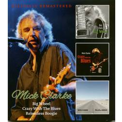 Mick Clarke Big Wheel,Crazy With the Blues,Relentless 2-CD (Vinyl)