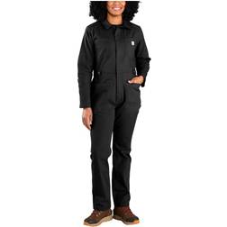 Carhartt Rugged Flex Canvas, Overall Damen Schwarz