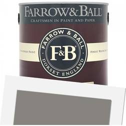 Farrow & Ball Mole's Breath 276 Eco Eggshell Metal Paint, Wood Paint Grey 2.5L