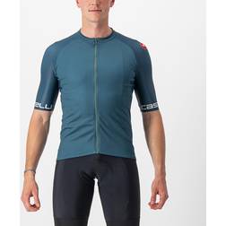 Castelli Entrata VI Kort Tröja Deep Teal/Quetzal Green-Silver