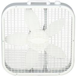 Lasko 20" 3-Speed Box Fan with Save Smart White