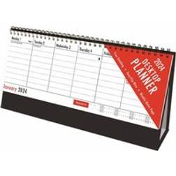 Basic Week-To-View Easel Desk Calendar 2024