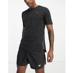 New Balance Men's Q Speed Jacquard Short Sleeve in Poly Knit