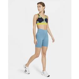 Nike Swoosh Ultrabreathe Bra Blue, Female, Tøj, Sports-bh, Løb, Blå