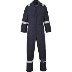 Portwest Flame Resistant Anti-Static Coverall 350g Navy